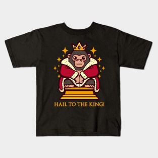 Cute King Kong King Of Apes Giant Gorilla Kids T-Shirt